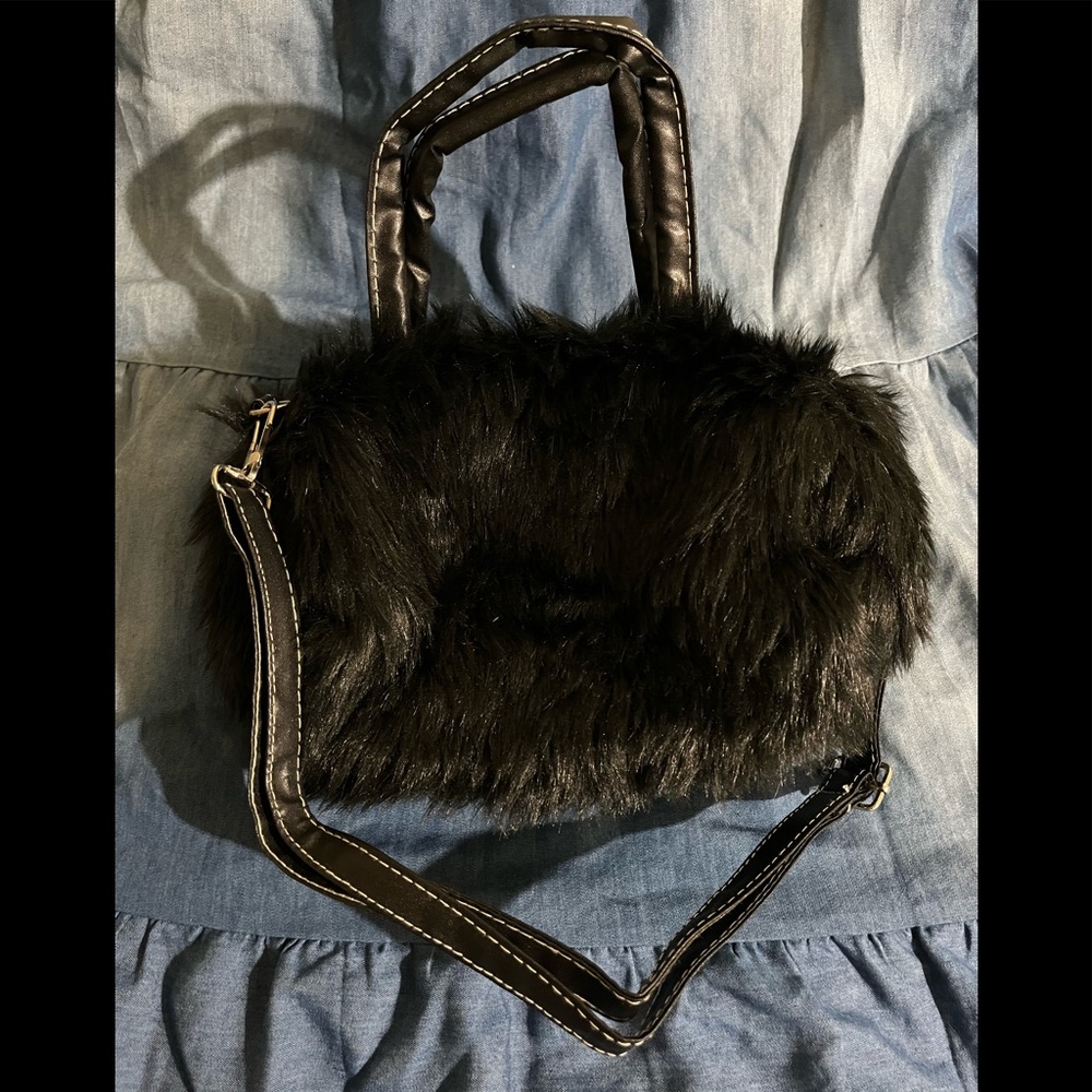 Mini Faux Fur Crossbody